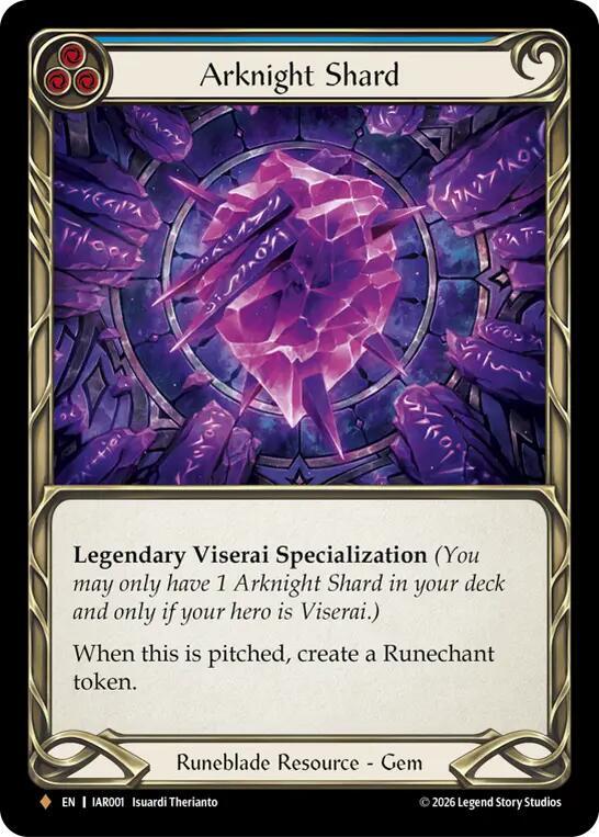 Arknight Shard (Blue) (IAR001) [Usurp the Shadow Throne]