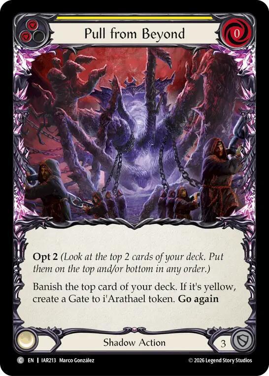 Pull from Beyond (Yellow) (IAR213) [Usurp the Shadow Throne]