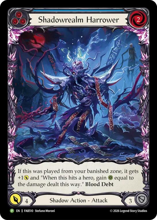 Shadowrealm Harrower (Blue) - FAB510 (FAB510) [Flesh and Blood: Promo Cards]
