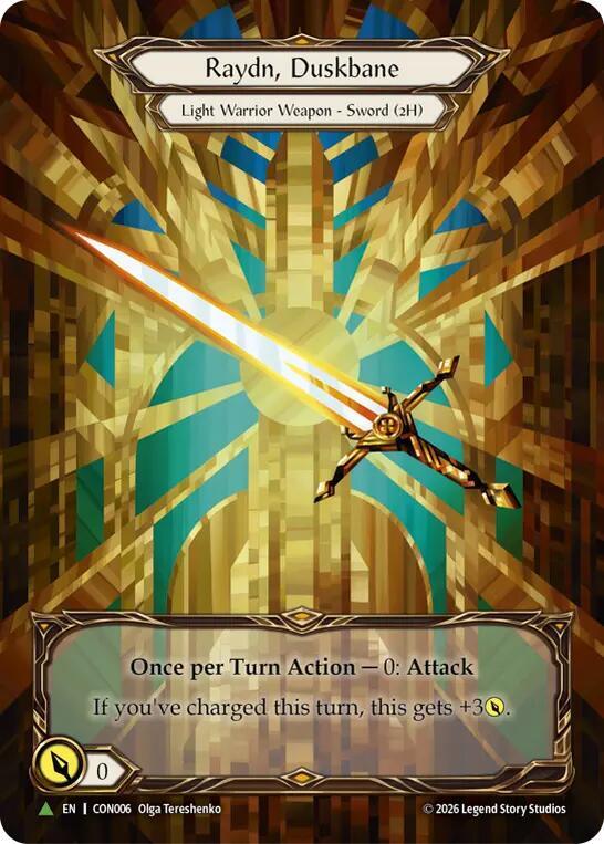 Raydn, Duskbane (Marvel) - CON006 (CON006) [Flesh and Blood: Promo Cards]