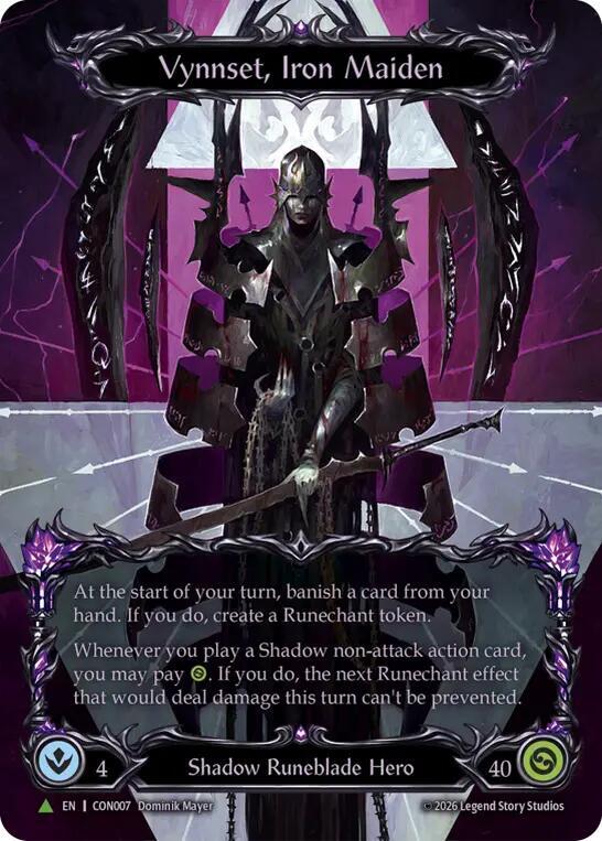 Vynnset, Iron Maiden (Marvel) - CON007 (CON007) [Flesh and Blood: Promo Cards]