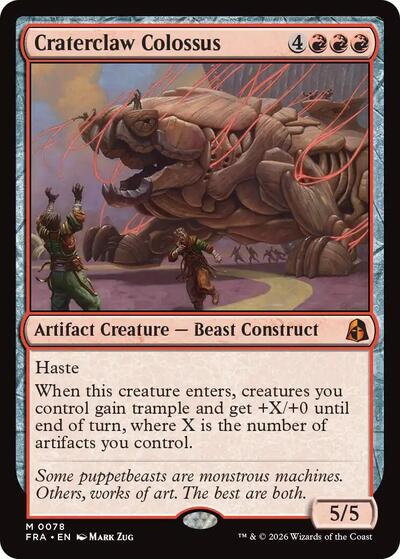 Craterclaw Colossus (78) [Reality Fracture]
