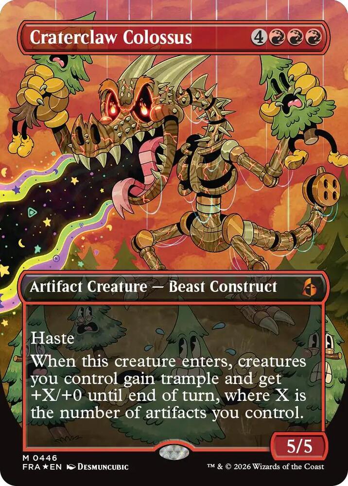 Craterclaw Colossus (Borderless) (0446) (446) [Reality Fracture]