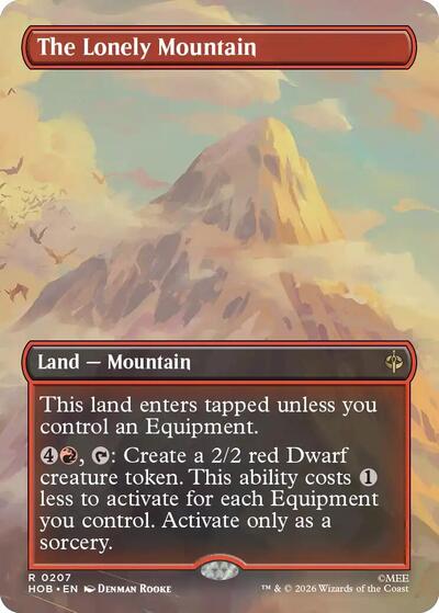 The Lonely Mountain (Borderless) (0207) (207) [The Hobbit]