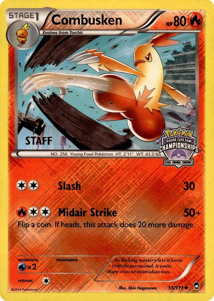 Combusken - 13/111 (State Championships) [Staff] (13/111) [League & Championship Cards]
