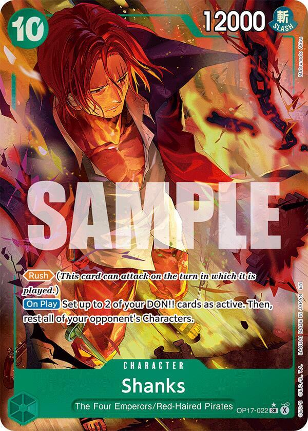 Shanks (022) (Alternate Art) (OP17-022) [The World's Strongest Warriors]