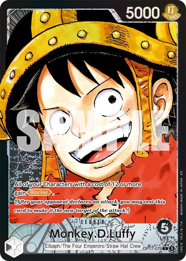 Monkey.D.Luffy (Alternate Art) (OP17-079) [The World's Strongest Warriors]