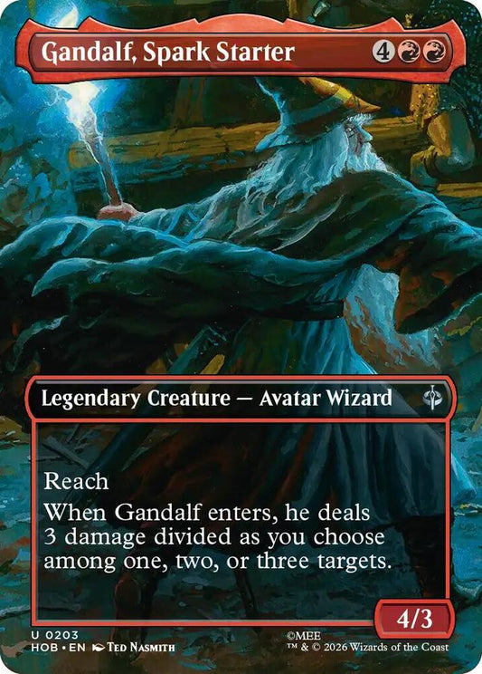 Gandalf, Spark Starter (Borderless) (203) [The Hobbit]