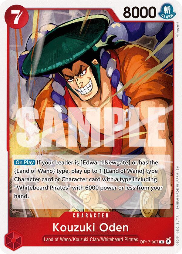 Kouzuki Oden (OP17-007) [The World's Strongest Warriors]