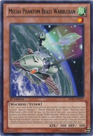 Mecha Phantom Beast Warbluran (JOTL-EN022) - Judgment of the Light Unlimited