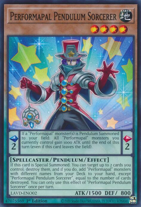 Performapal Pendulum Sorcerer (LAVD-ENO02) [Legendary Arc-V Decks]