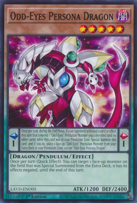 Odd-Eyes Persona Dragon (LAVD-ENO05) [Legendary Arc-V Decks]