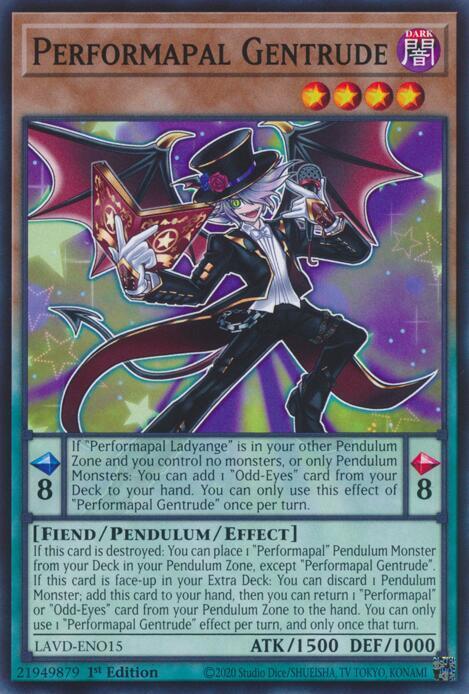 Performapal Gentrude (LAVD-ENO15) [Legendary Arc-V Decks]