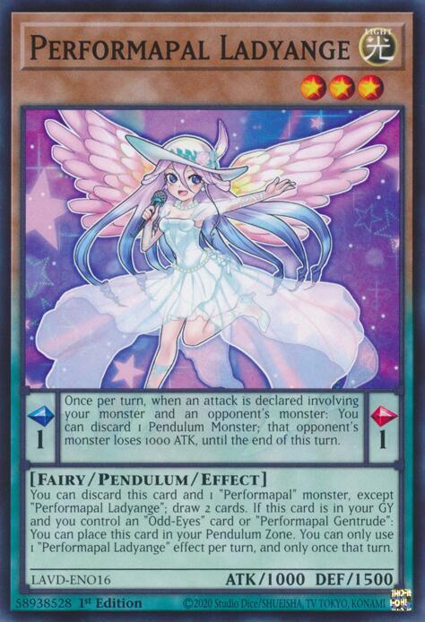Performapal Ladyange (LAVD-ENO16) [Legendary Arc-V Decks]
