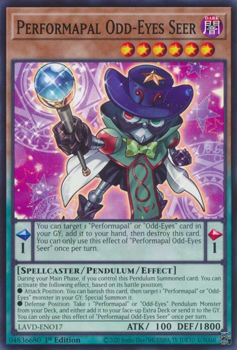 Performapal Odd-Eyes Seer (LAVD-ENO17) [Legendary Arc-V Decks]