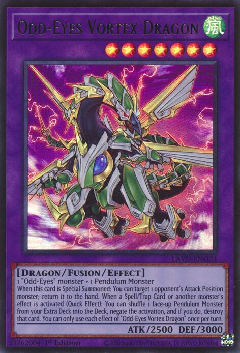 Odd-Eyes Vortex Dragon (LAVD-ENO24) [Legendary Arc-V Decks]