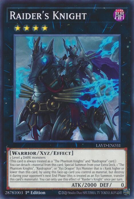 Raider's Knight (LAVD-ENO31) [Legendary Arc-V Decks]