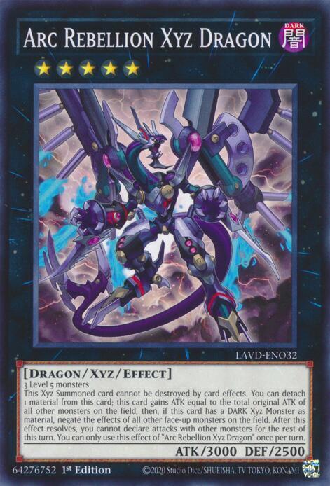 Arc Rebellion Xyz Dragon (LAVD-ENO32) [Legendary Arc-V Decks]