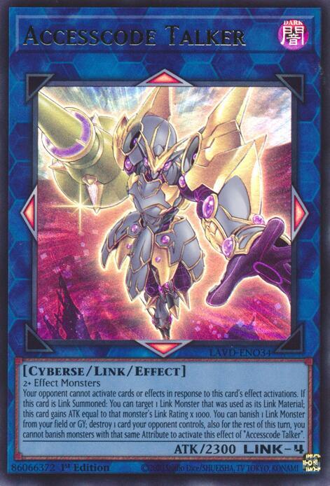 Accesscode Talker (LAVD-ENO34) [Legendary Arc-V Decks]