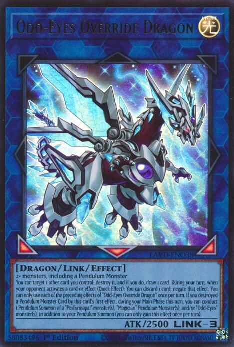 Odd-Eyes Override Dragon (LAVD-ENO38) [Legendary Arc-V Decks]