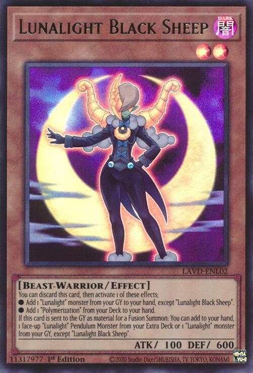 Lunalight Black Sheep (UR) (LAVD-ENL02) [Legendary Arc-V Decks]