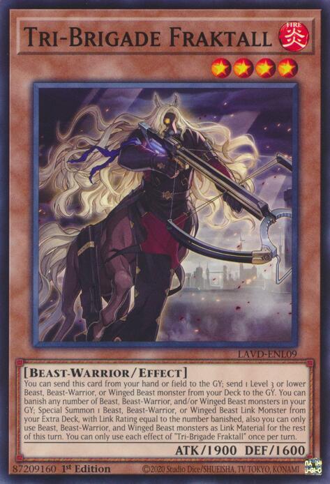 Tri-Brigade Fraktall (LAVD-ENL09) [Legendary Arc-V Decks]
