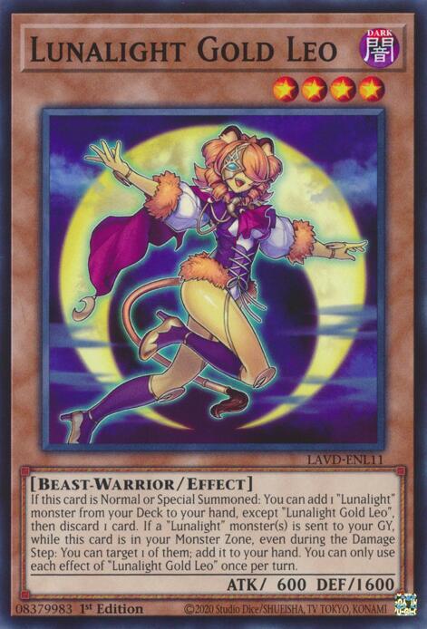 Lunalight Gold Leo (LAVD-ENL11) [Legendary Arc-V Decks]