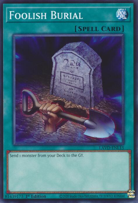 Foolish Burial (LAVD-ENL15) [Legendary Arc-V Decks]