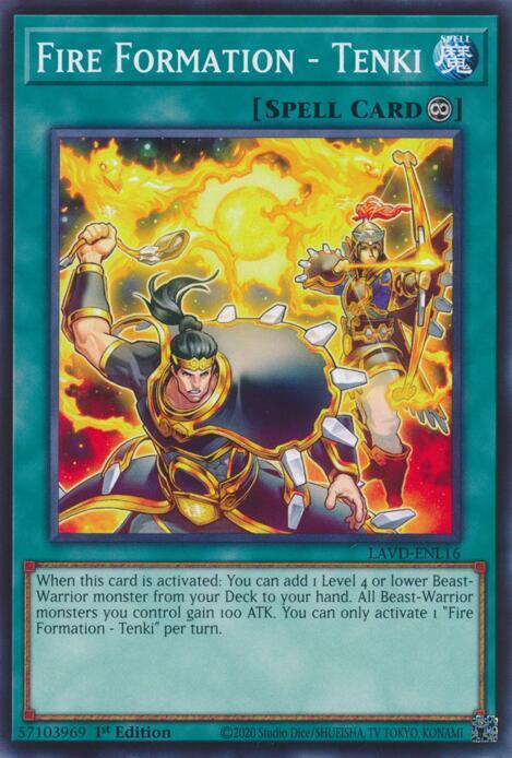 Fire Formation - Tenki (LAVD-ENL16) [Legendary Arc-V Decks]