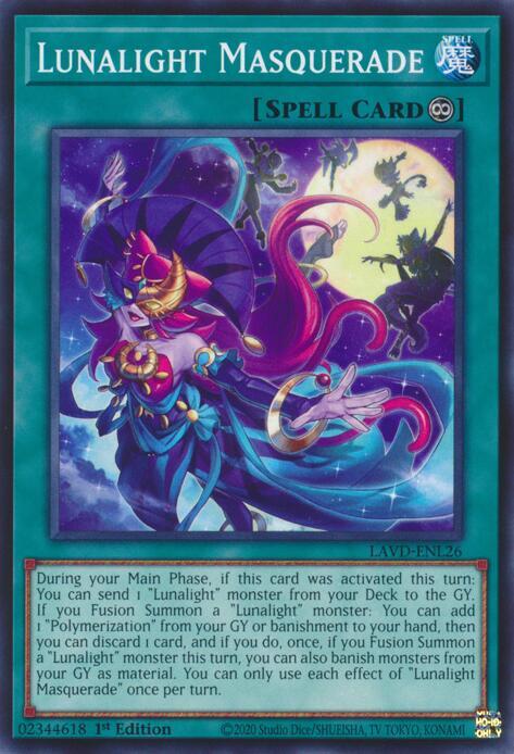 Lunalight Masquerade (LAVD-ENL26) [Legendary Arc-V Decks]