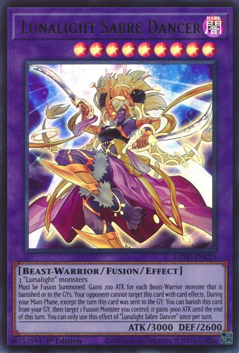 Lunalight Sabre Dancer (LAVD-ENL33) [Legendary Arc-V Decks]