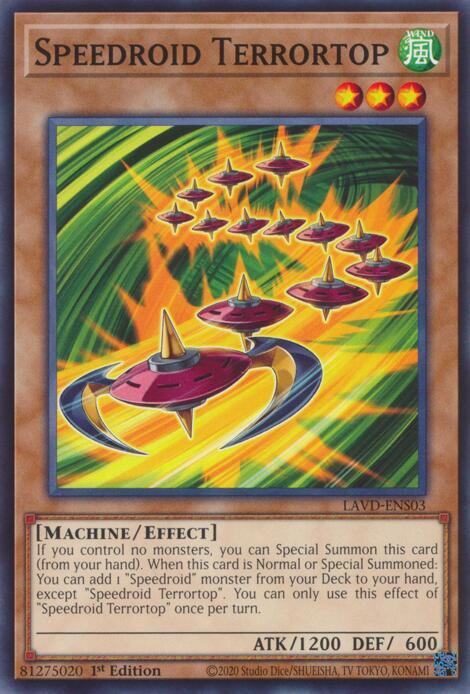 Speedroid Terrortop (LAVD-ENS03) [Legendary Arc-V Decks]