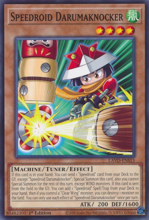 Speedroid Darumaknocker (UR) (LAVD-ENS15) [Legendary Arc-V Decks]