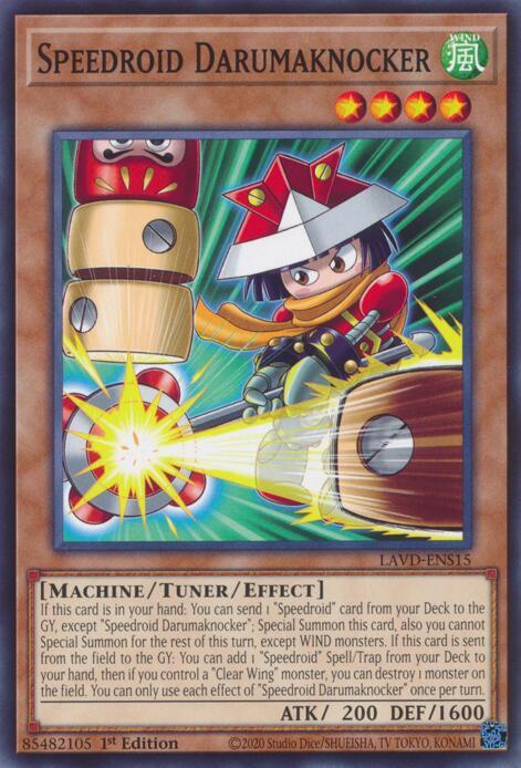 Speedroid Darumaknocker (LAVD-ENS15) [Legendary Arc-V Decks]