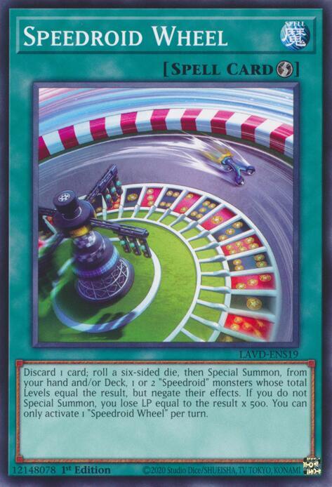 Speedroid Wheel (LAVD-ENS19) [Legendary Arc-V Decks]