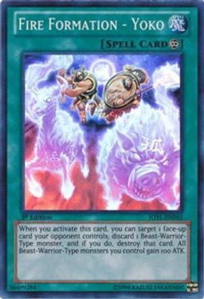 Fire Formation - Yoko (JOTL-EN065) - Judgment of the Light 1st Edition