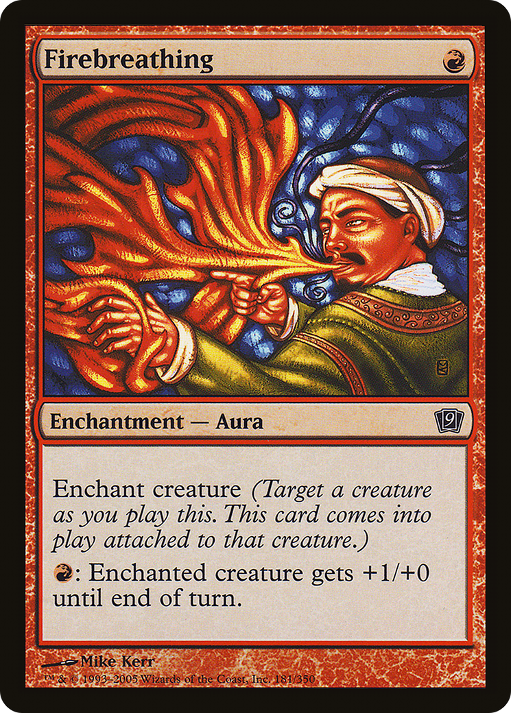 Firebreathing (9ED-181★) - 9th Edition Foil