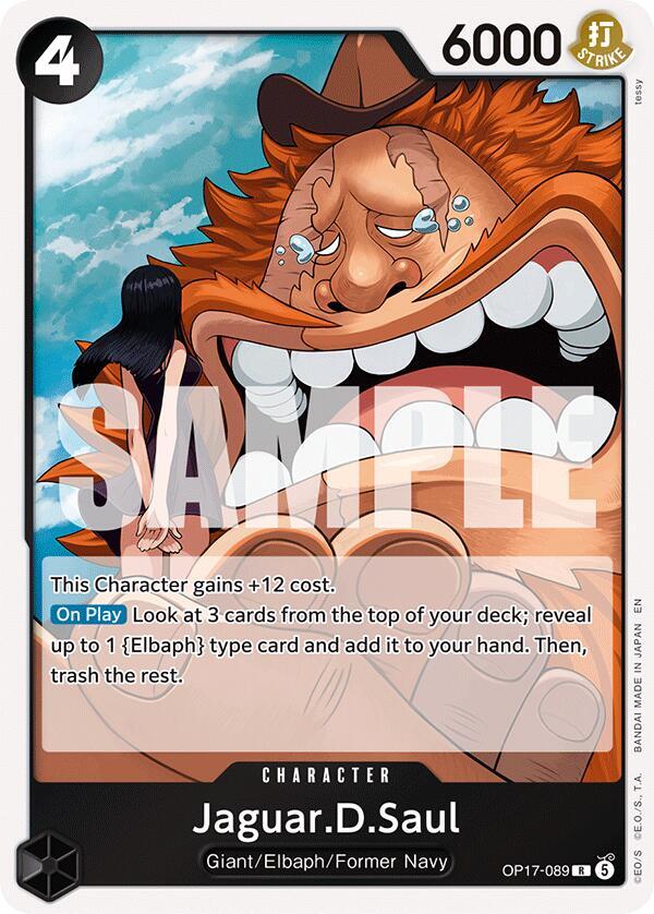 Jaguar.D.Saul (OP17-089) [The World's Strongest Warriors]