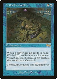 Veiled Crocodile (108) [Urza's Saga]