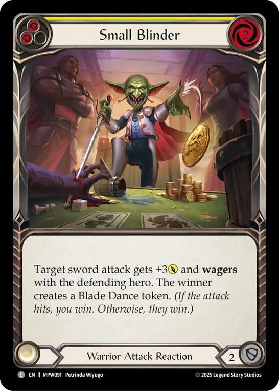 Small Blinder (Yellow) (MPW091) [Mastery Pack Warrior]