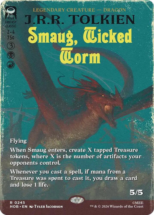 Smaug, Wicked Worm (Borderless) (245) [The Hobbit]