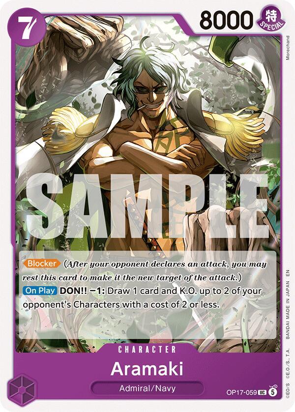 Aramaki (OP17-059) [The World's Strongest Warriors]