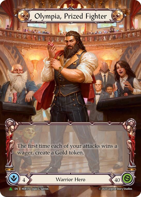 Olympia, Prized Fighter (Extended Art) - HER170 (HER170) [Flesh and Blood: Promo Cards]