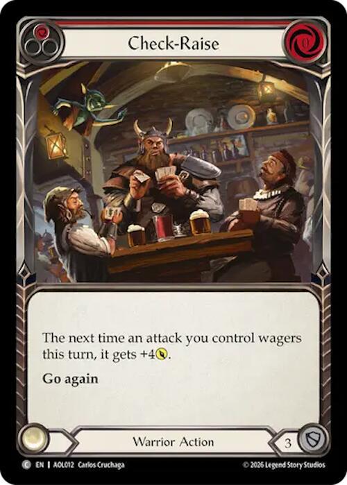 Check-Raise (Red) (AOL012) [Armory Deck: Olympia]