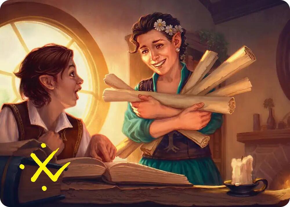 Belladonna Took Art Card (Gold-Stamped Signature) (2) [Art Series: The Hobbit]