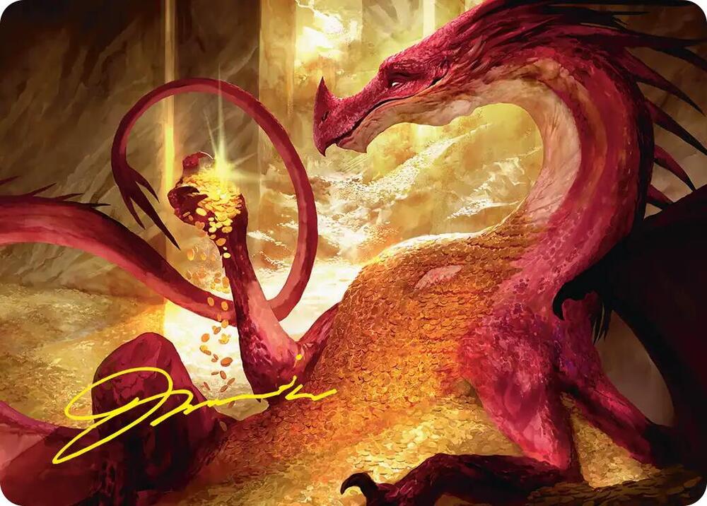 Gleaming Splendor Art Card (Gold-Stamped Signature) (4) [Art Series: The Hobbit]