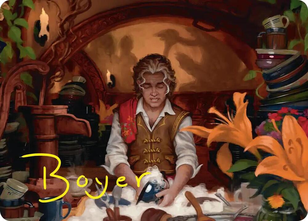 Confusticate and Bebother Art Card (Gold-Stamped Signature) (8) [Art Series: The Hobbit]