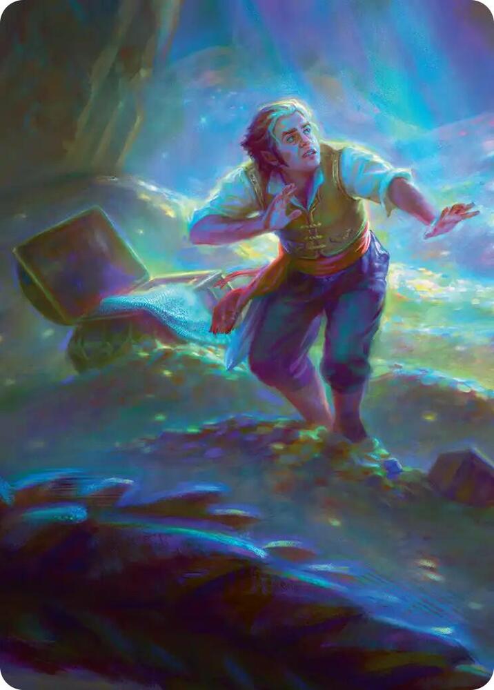Bilbo's Burglaring Art Card (10/12) (10) [Art Series: The Hobbit]