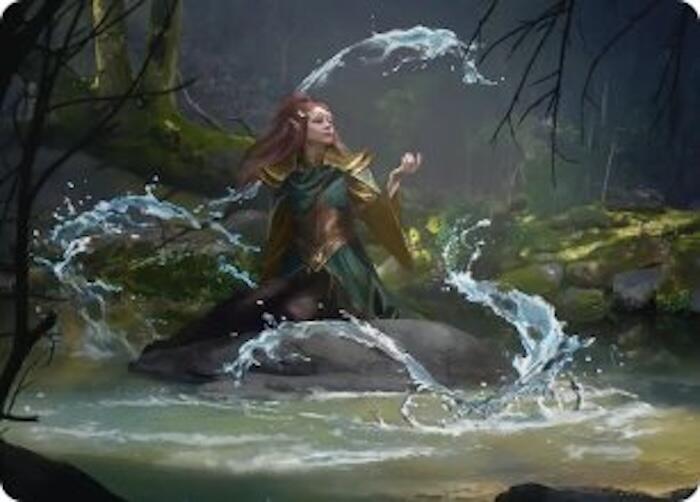 Mirkwood Meditator Art Card (10) [Art Series: The Hobbit]