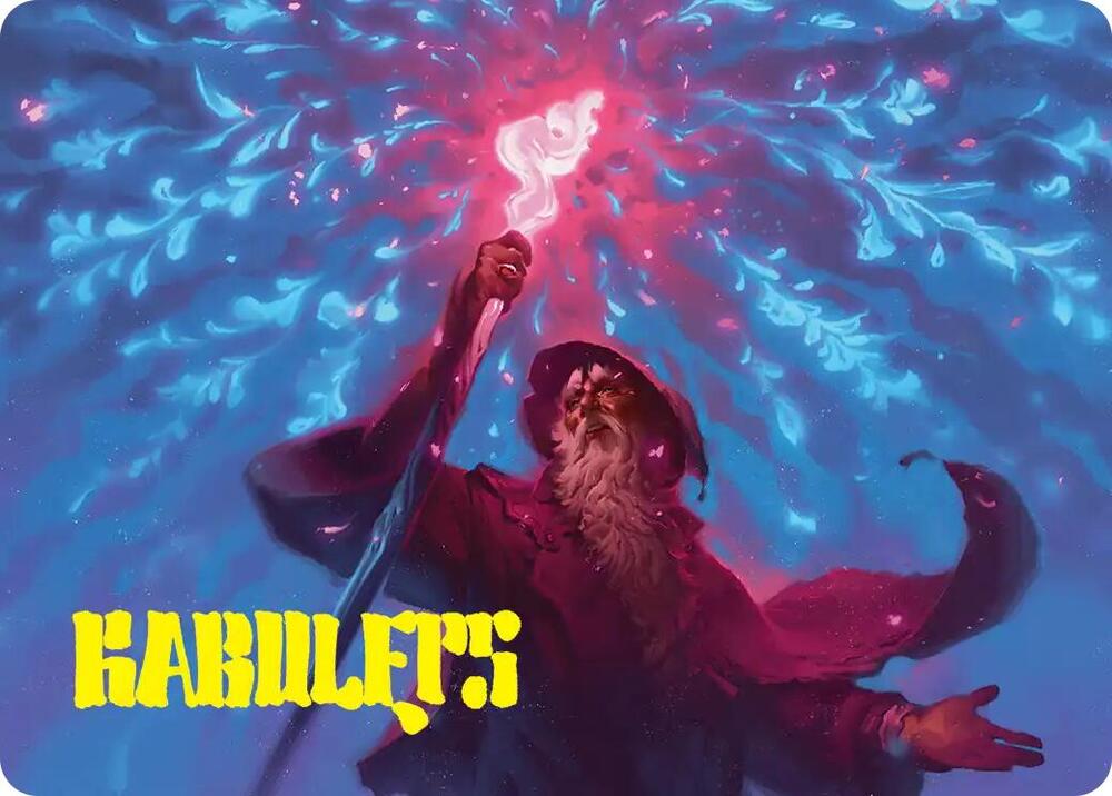 Wizard's Staff Art Card (Gold-Stamped Signature) (15) [Art Series: The Hobbit]